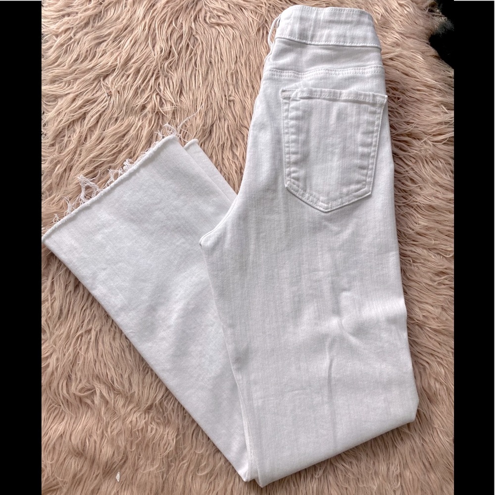 Boutique white flare jeans